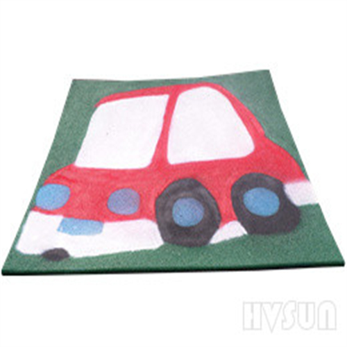 Colorful pattern rubber flooring mats-331